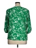 Cure 100% Polyester Green 3/4 Sleeve Blouse Size XL - photo 2