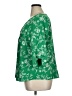 Cure 100% Polyester Green 3/4 Sleeve Blouse Size XL - photo 5