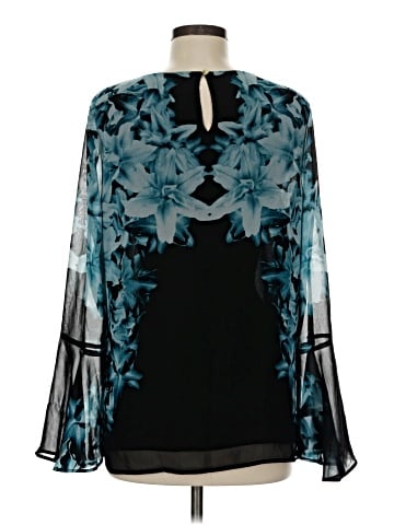 Calvin Klein Long Sleeve Blouse (view 2)