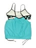 Unbranded Polka Dots Teal Swimsuit Top Size XL - photo 2