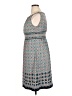Max Studio Print Teal Casual Dress Size XL - photo 5