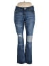 Standards & Practices Color Block Blue Jeans Size 14 - photo 1