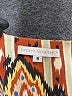 Corey Lynn Calter Aztec Or Tribal Print Multi Color Blue Short Sleeve Blouse Size 8 - photo 7