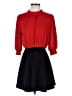 Assorted Brands Solid Red Casual Dress Size M - photo 1