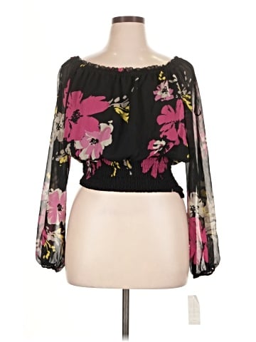 Charter Club Long Sleeve Blouse (view 1)