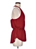 Express 100% Polyester Red Sleeveless Blouse Size M - photo 4