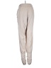 Bobi Solid Ivory Casual Pants Size S - photo 2