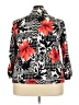 Sportelle 100% Cotton Print Red Jacket Size 3X - photo 2