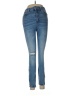 Zara Hearts Blue Jeans Size 6 - photo 1