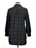 North Style Plaid Black 3/4 Sleeve Button-Down Shirt Size XL - photo 2