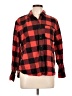 Universal Thread 100% Cotton Plaid Red Long Sleeve Button-Down Shirt Size L - photo 1