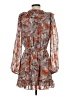 Current Air 100% Polyester Paisley Brown Casual Dress Size S - photo 2