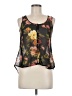 Papaya 100% Polyester Black Sleeveless Blouse Size MedEstimated - photo 1