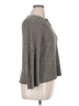 Sigrid Olsen Gray Silk Pullover Sweater Size XL - photo 4