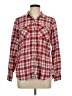 Eddie Bauer 100% Cotton Plaid Red Long Sleeve Button-Down Shirt Size L - photo 1