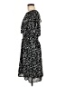 NY Collection 100% Polyester Print Black Casual Dress Size M (petite) - photo 5