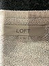 Ann Taylor LOFT Chevron-herringbone Tan Pullover Sweater Size M - photo 7