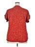 VIISHOW Red Short Sleeve Blouse Size 2X - photo 2