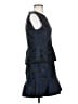 BCBGMAXAZRIA 100% Polyester Blue Cocktail Dress Size 2 - photo 4