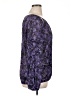 Lane Bryant 100% Polyester Purple Long Sleeve Blouse Size 14 - photo 4