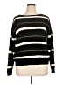 Jess Lea 100% Acrylic Stripes Black Pullover Sweater Size XL - photo 1
