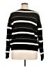Jess Lea 100% Acrylic Stripes Black Pullover Sweater Size XL - photo 2