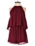 Leith Solid Burgundy Romper Size M - photo 1