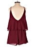Leith Solid Burgundy Romper Size M - photo 2