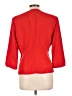 R&K 100% Polyester Solid Red 3/4 Sleeve Blouse Size 10 - photo 2