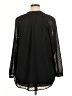 DR2 100% Polyester Black Long Sleeve Blouse Size XL (estimated) - photo 2