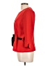 R&K 100% Polyester Solid Red 3/4 Sleeve Blouse Size 10 - photo 5