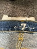 7 For All Mankind Hearts Blue Jeans Size 24 waist - photo 7