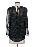 Express Polka Dots Black 3/4 Sleeve Blouse Size S - photo 2
