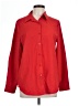 Unbranded 100% Polyester Red Long Sleeve Blouse Size L (estimated) - photo 1