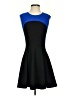 Eight Sixty Color Block Blue Cocktail Dress Size S - photo 1