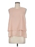 Monteau 100% Polyester Pink Sleeveless Blouse Size L - photo 1