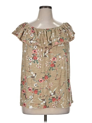 St. John's Bay Short Sleeve Blouse (view 1)
