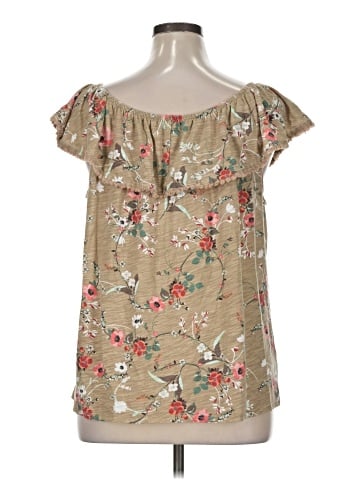 St. John's Bay Short Sleeve Blouse (view 2)