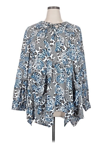 Melissa McCarthy Seven7 Long Sleeve Blouse (view 1)