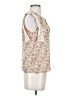 Moon Collection 100% Polyester Ivory Sleeveless Blouse Size S - photo 4