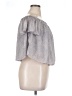 Storee 100% Polyester Silver Short Sleeve Blouse Size M - photo 4