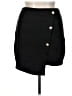 Shein Curve 100% Polyester Solid Black Casual Skirt Size 14 Plus (1) - photo 1