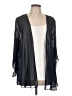 Marina 100% Polyester Black Cardigan Size L (estimated) - photo 1