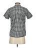 J.Crew 100% Cotton Houndstooth Gray Short Sleeve Blouse Size 00 - photo 2