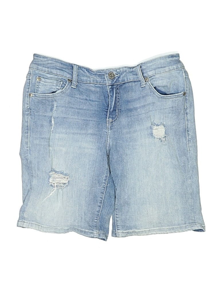 Pre-owned Torrid Denim Shorts In Blue
