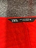 Zara 100% Viscose Red Long Sleeve Blouse Size S - photo 7