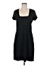 Theory Solid Black Casual Dress Size L - photo 1