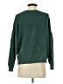 Hollister 100% Cotton Argyle Green Pullover Sweater Size S - photo 2