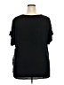 Apt. 9 Black Short Sleeve Blouse Size 2X - photo 2