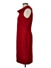 Chaps Solid Red Casual Dress Size 8 - photo 5